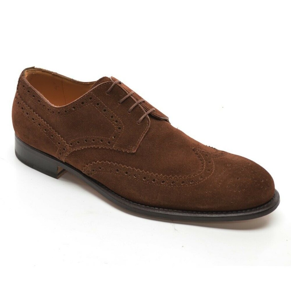 Men Campanile 9424 Suede Brogue Derby Oxfords Men Uk 8